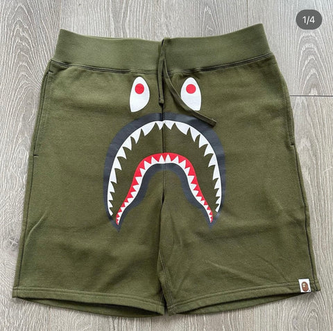 Bape shark face shorts Size L